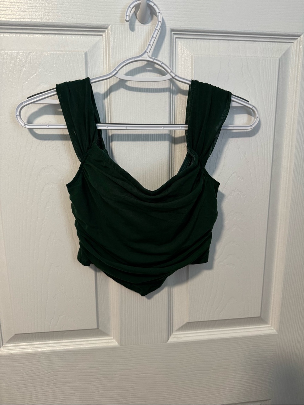 SHEIN Dark Green Cowl Neck Draped Camisole